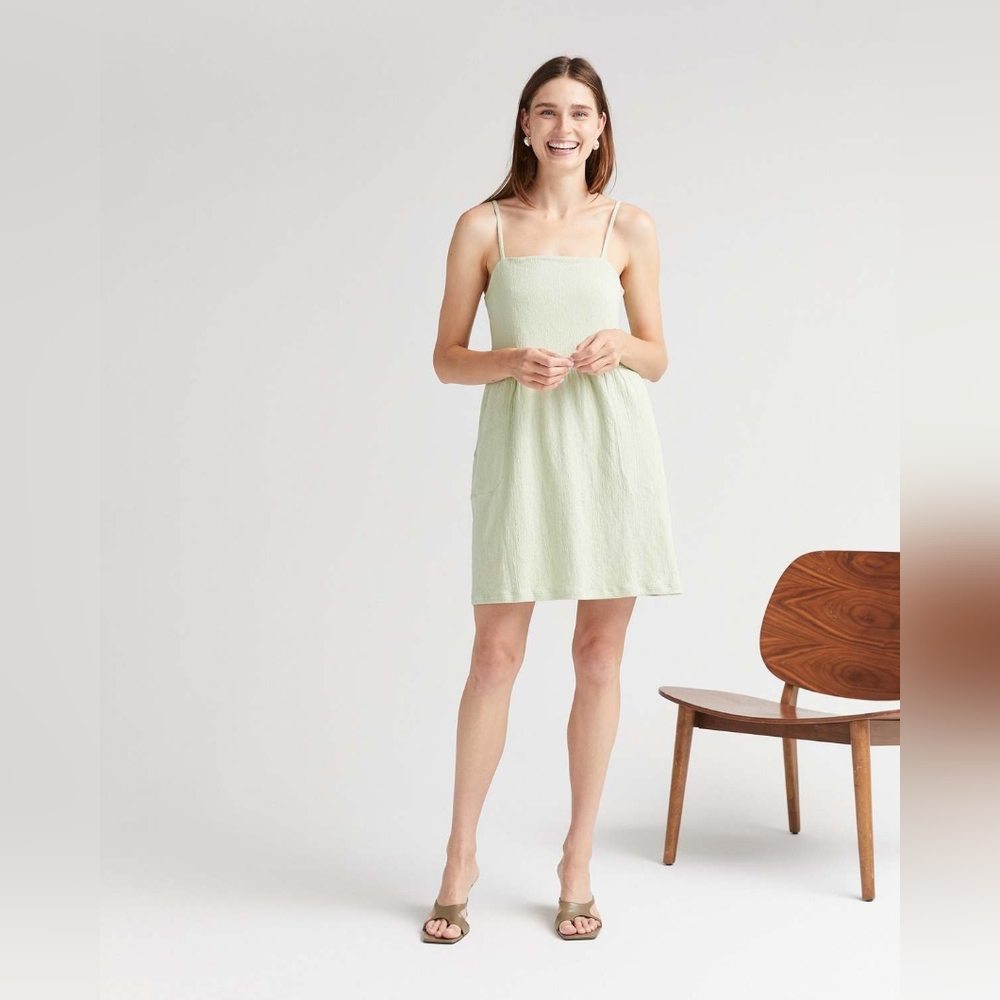 Richer Poorer Mint Green Cloud Weave Mini Dress
